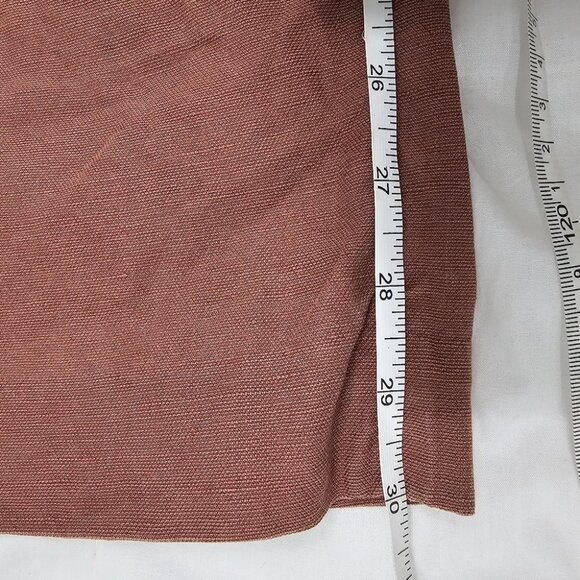 Wilfred The Effortless Linen Pant in Mocha Sorbet Wide Leg High Rise Size 00 - Picture 12 of 15